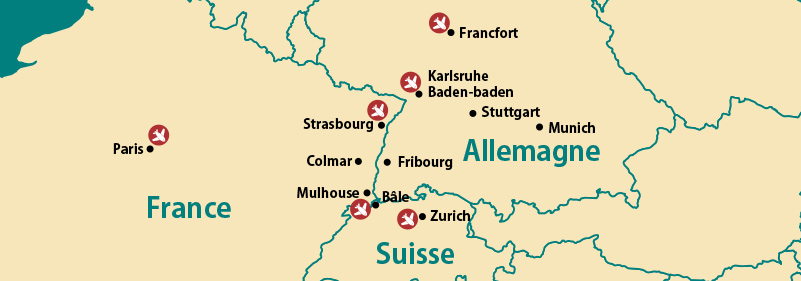 L'Alsace, au centre de l'Europe